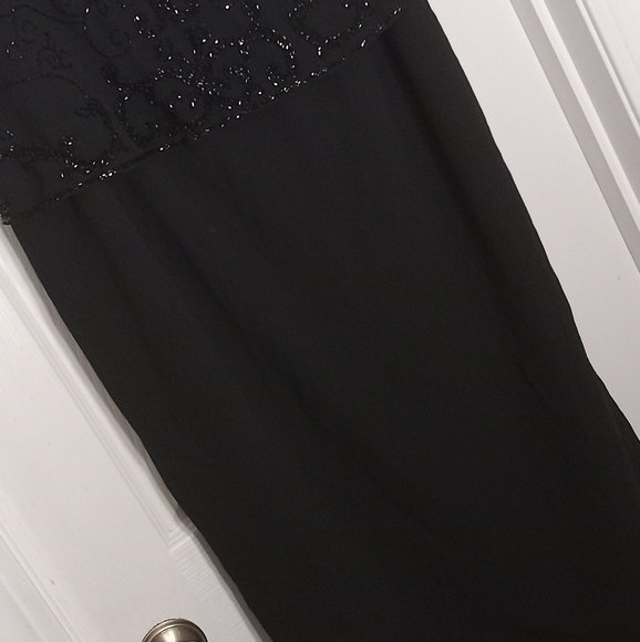beaded gown R&M RICHARDS full length - Picture 4 of 10